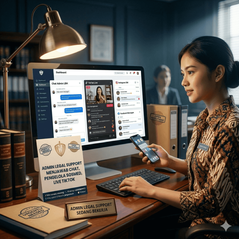lowongan kerja admin legal support