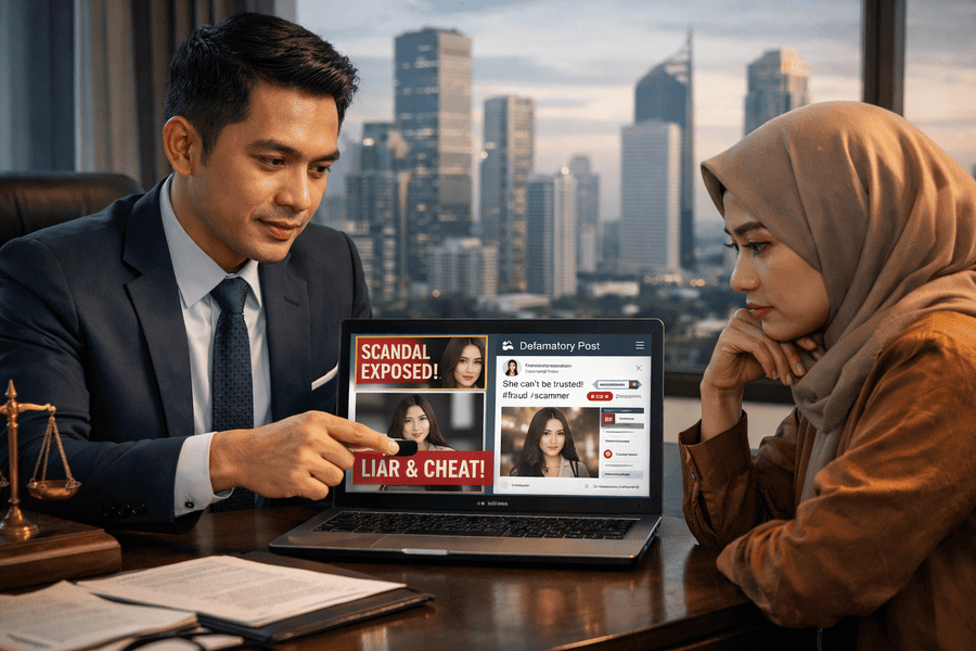 biaya pengacara pencemaran nama baik